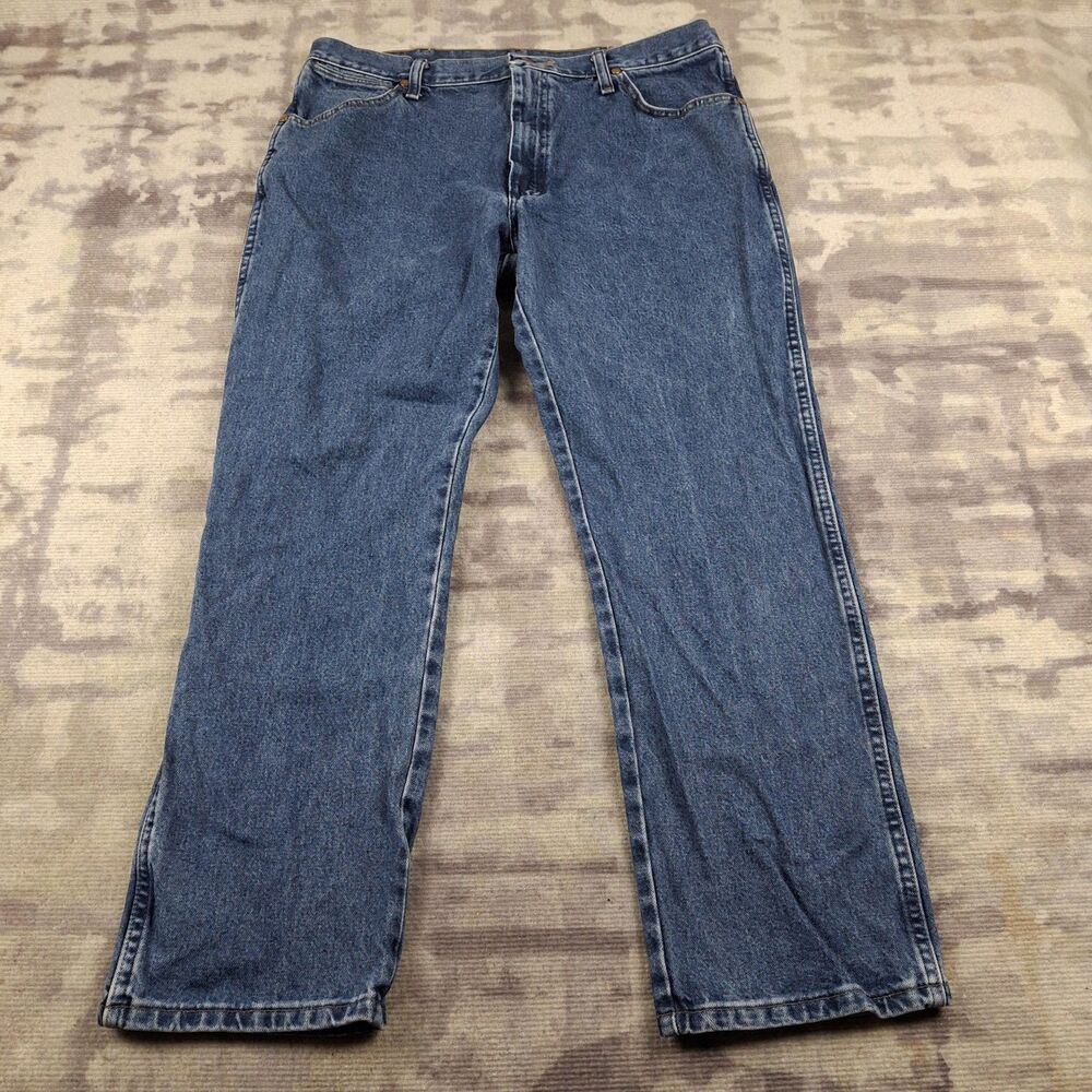 Wrangler Cowboy Cut Jeans Mens 36x30 Original Fit 13MWZGK Stonewashed...